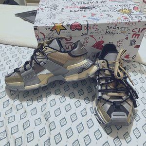 Dolce & Gabbana, 9.5US, Multi-Colored Sneakers